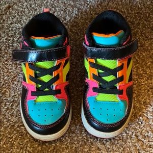 OP neon high top skate sneakers